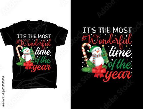 Most wonderful time Christmas  t-shirt
