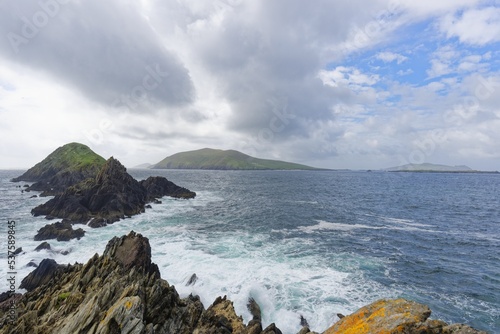 Along the Dingle peninsula in Ireland