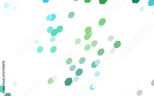 Light Blue, Green vector pattern with colored spheres.
