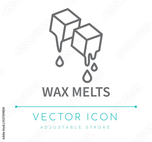 Wax Melts Line Icon