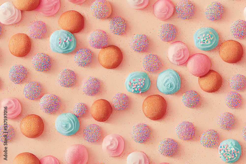 Sweet, Donuts in rows of colors and tasty flavors. creative background of sweets and candies, colorful and delicious desserts Sweet, Donuts in rows of colors and tasty flavors. creative background of sweets and candies, colorful and delicious desserts