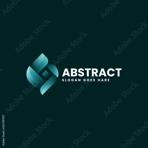Vector Logo Illustration Abstract Gradient Colorful Style