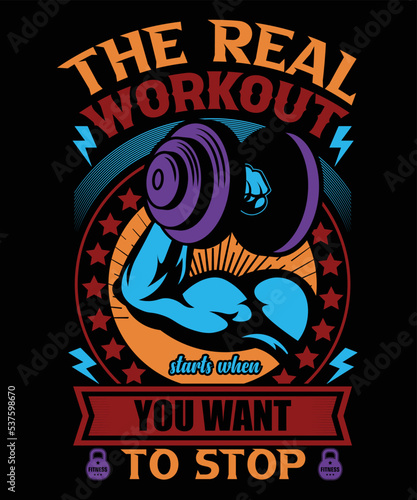 The real workout starts when you want to stop