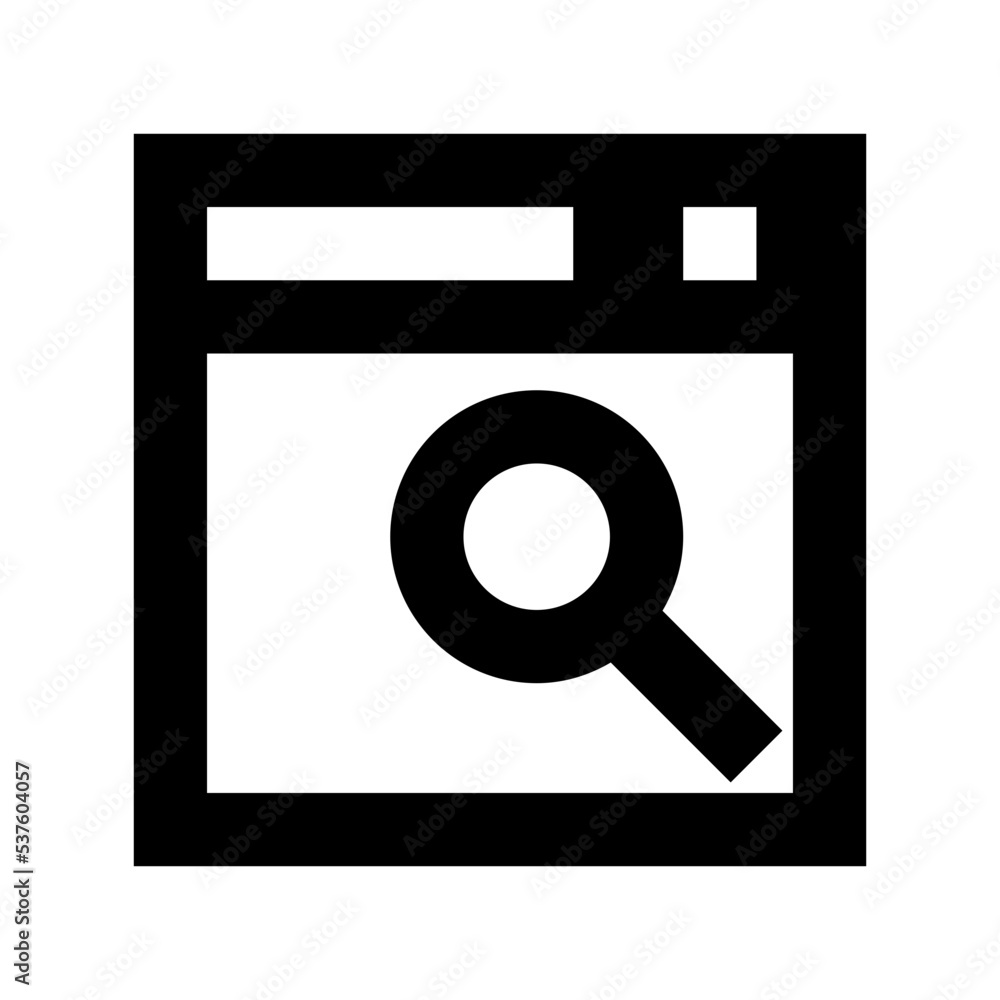 Search Web Flat Vector Icon Search Web Flat Vector Icon