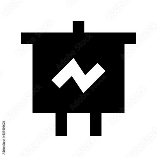 Graph Flat Vector Icon