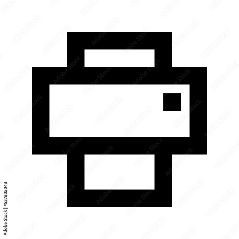 Printer Flat Vector Icon Printer Flat Vector Icon