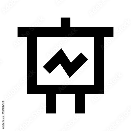 Graph Flat Vector Icon