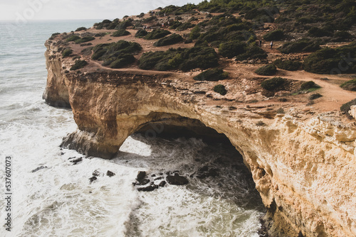 Beautiful beaches by the ocean in Portugal