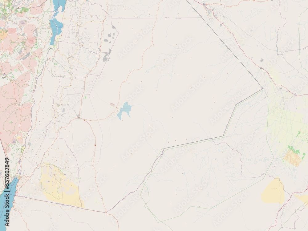 Ma`an, Jordan. OSM. No legend Ma`an, Jordan. OSM. No legend