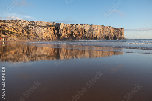 Beautiful beaches by the ocean in Portugal