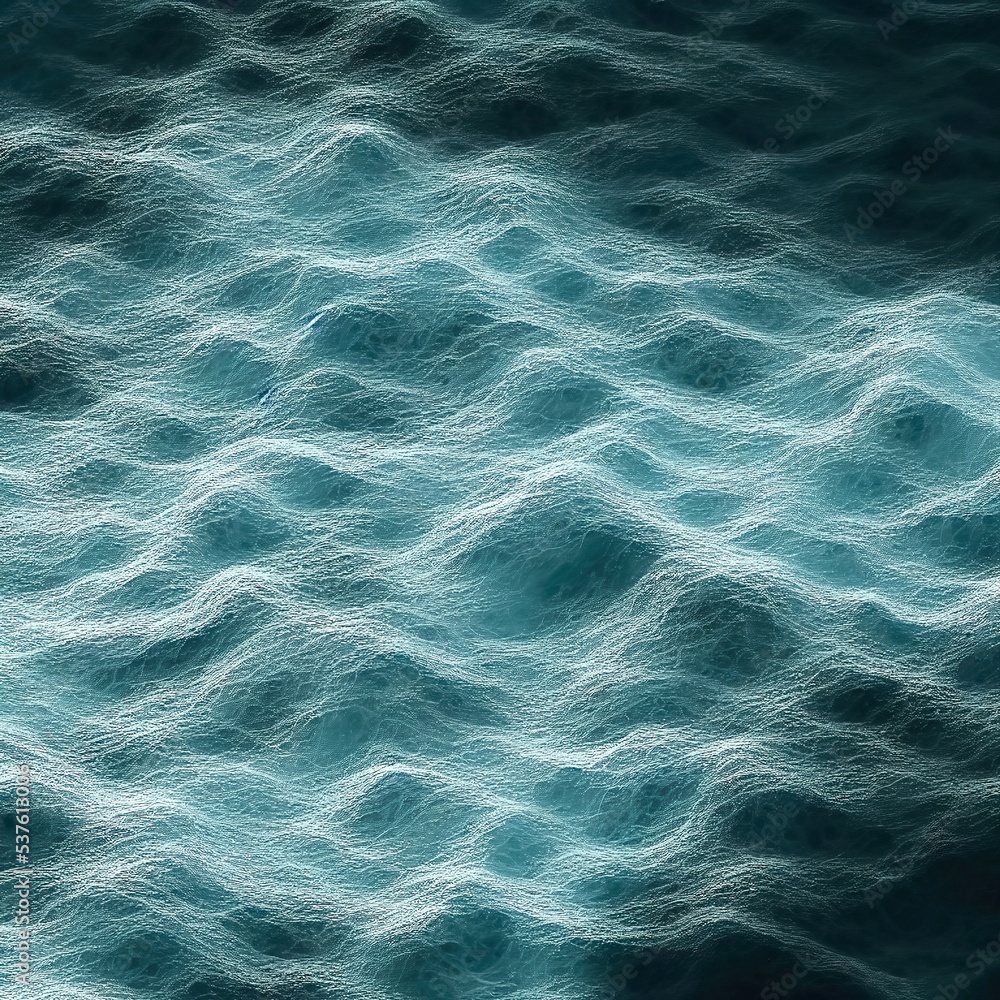 Fototapeta premium various overlooking ocean wave pattern set. photographic high detailed texture. 3d rendering illustration.