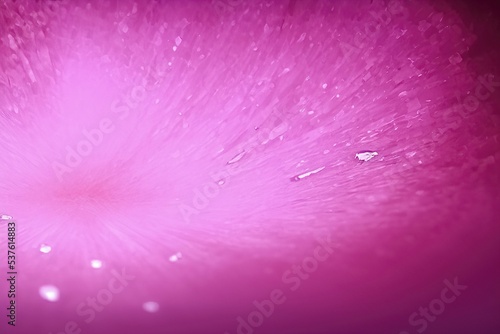 pink abstract fashion background with water drops or clear diamonds. cosmetics product presentation. 3d rendering illustration.