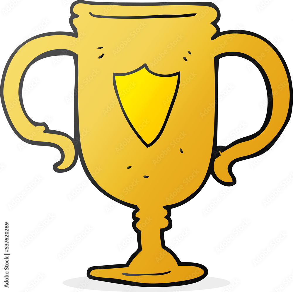 freehand drawn cartoon sports trophy freehand drawn cartoon sports trophy