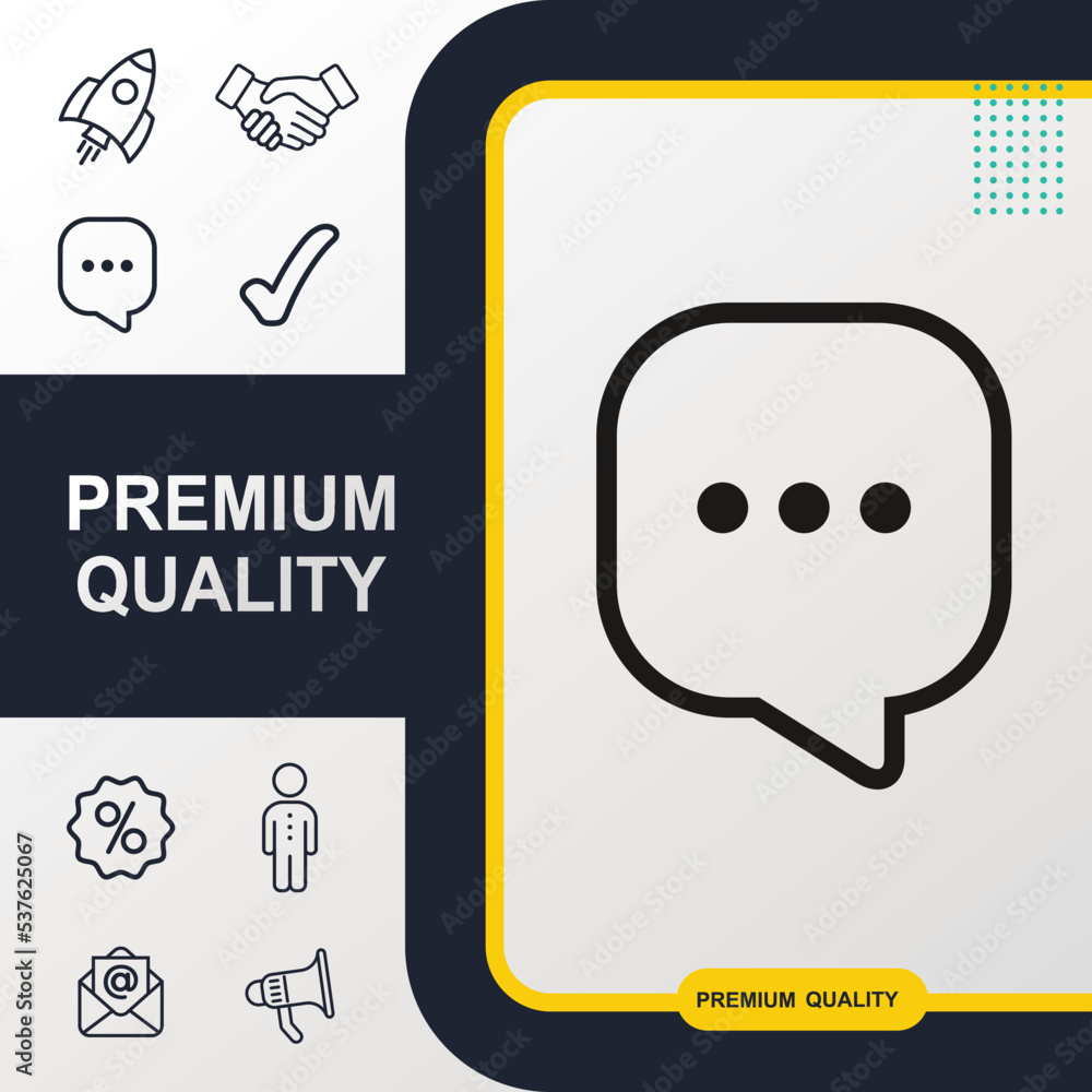 speech buble icon graphic element. Modern design. speech buble icon graphic element. Modern design.