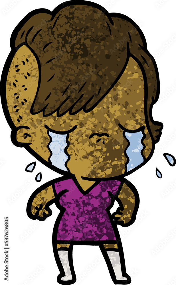 cartoon crying girl cartoon crying girl