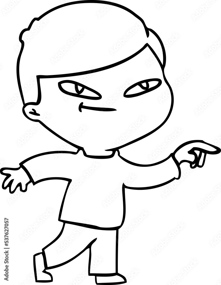 cartoon pointing man cartoon pointing man