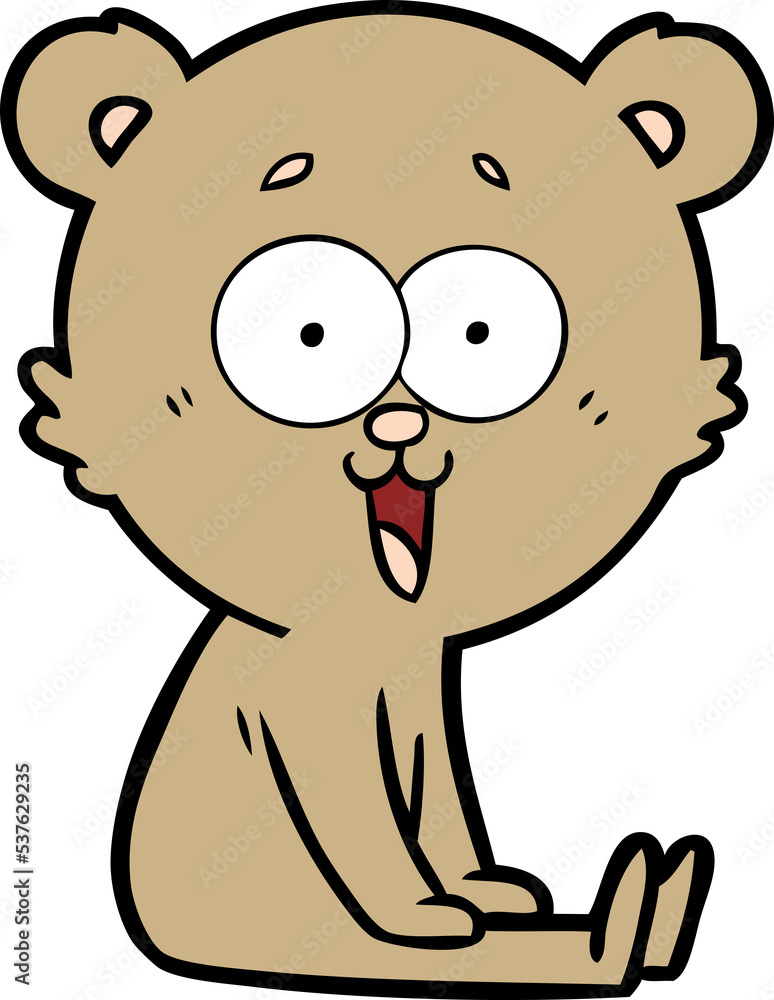 Fototapeta premium bear cartoon chraracter