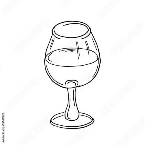 Continuous one line drawing. cheering with glasses of wine. Minimalism vector sketch hand drawn isolated on white background. Simplicity line art abstract style.