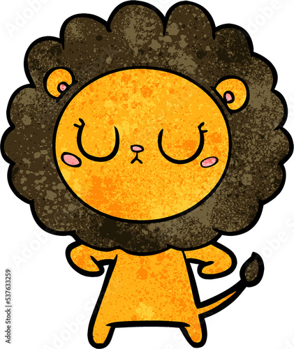 cartoon lion