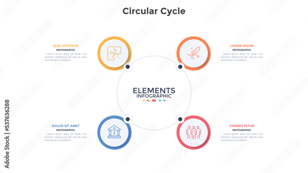 Modern Geometric Infographic Template Modern Geometric Infographic Template