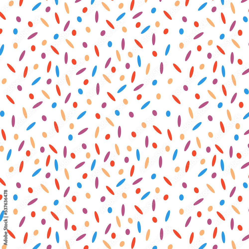 vector pattern with colored confetti. colored background for carnival, holiday, birthday 