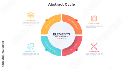 Modern Geometric Infographic Template