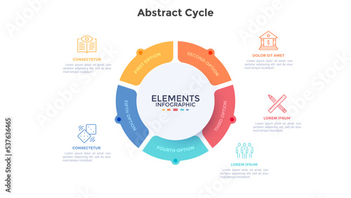 Modern Geometric Infographic Template