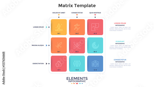 Modern Geometric Infographic Template