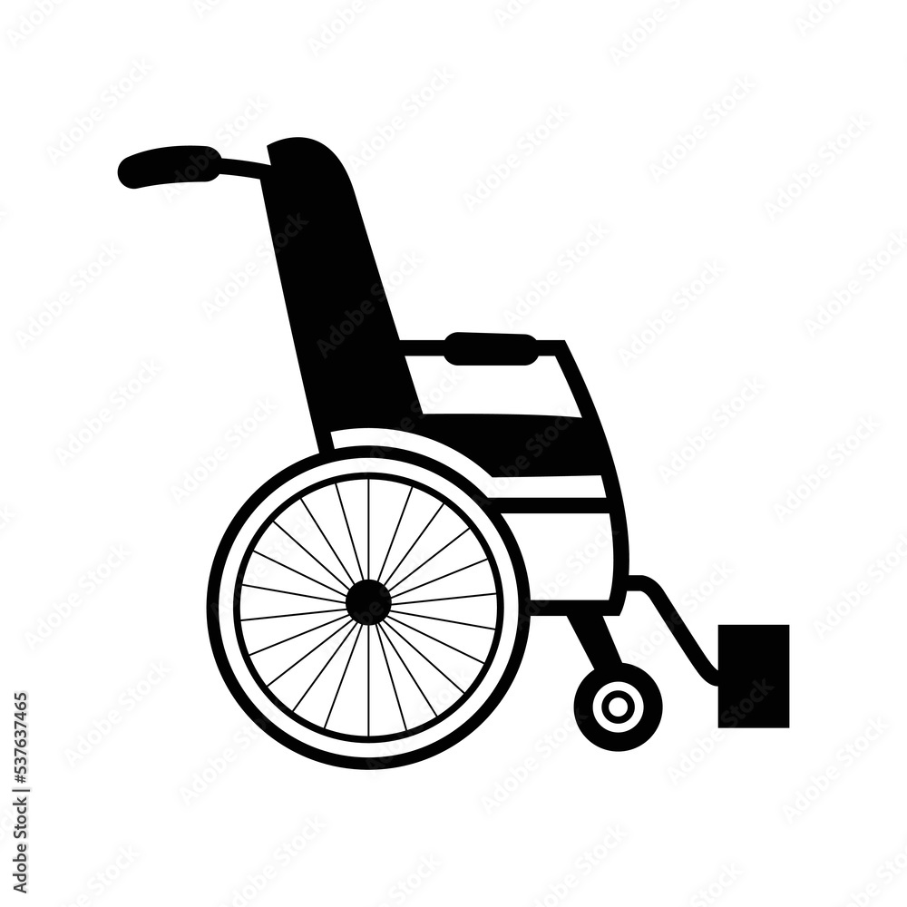 Handicap parking wheelchair icon | Black Vector illustration | Handicap parking wheelchair icon | Black Vector illustration |