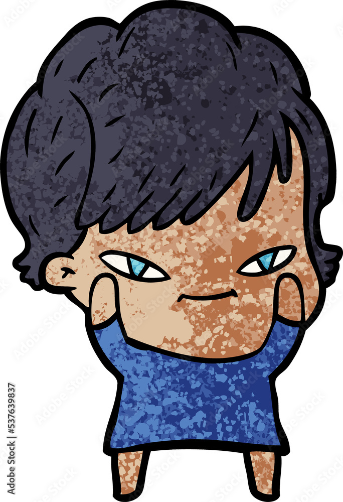 cartoon happy woman cartoon happy woman