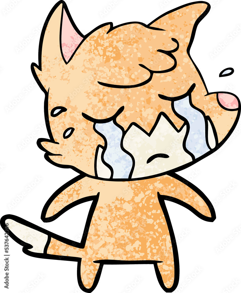 crying fox cartoon crying fox cartoon