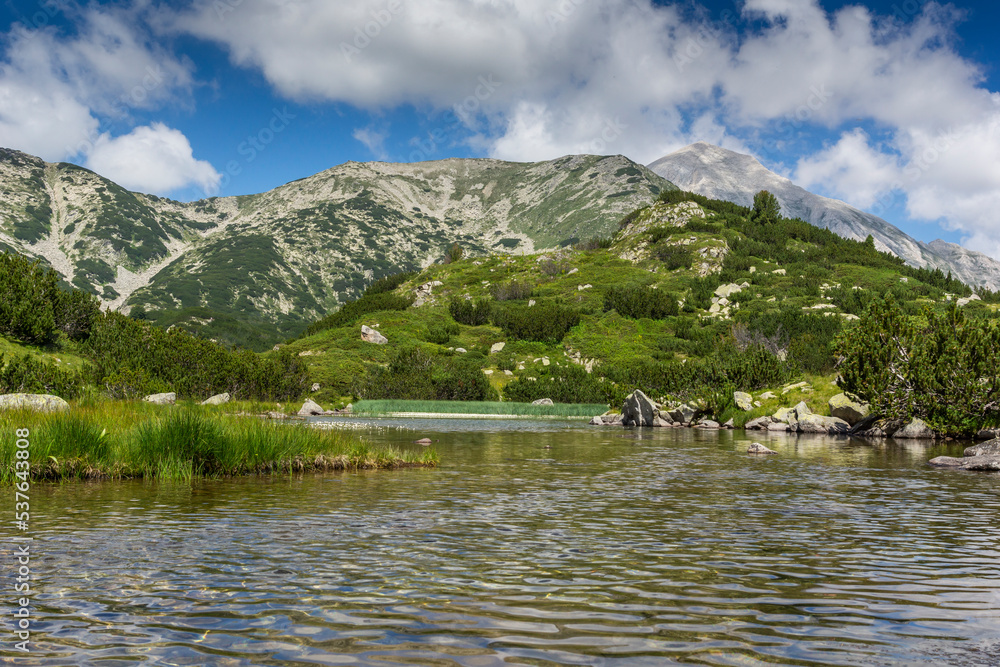 Pirin Mountain near Fish Banderitsa lake, Bulgaria Pirin Mountain near Fish Banderitsa lake, Bulgaria