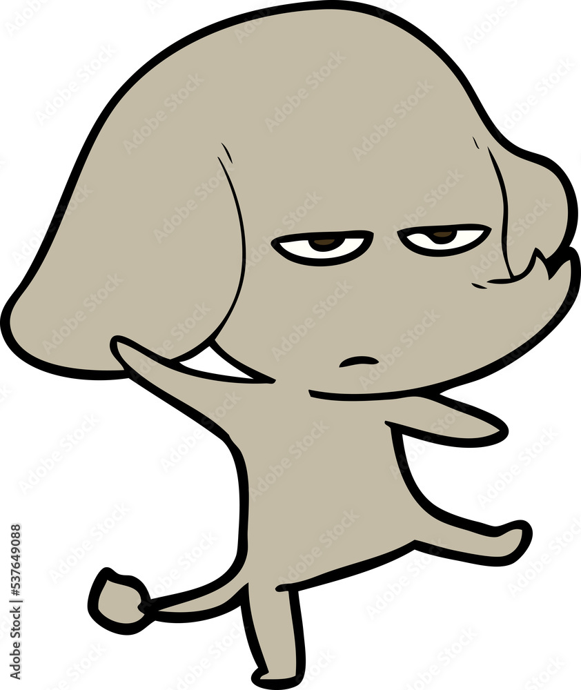 annoyed cartoon elephant annoyed cartoon elephant
