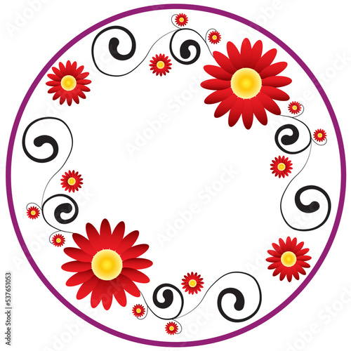 Flowers In A Circle