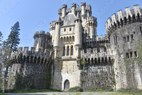 Butroi  Spain - 14 April  2022  Butron Castle in the Basque Country  Spain