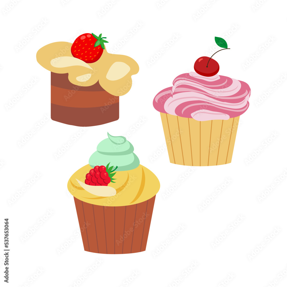 Cupcakes set Cupcakes set