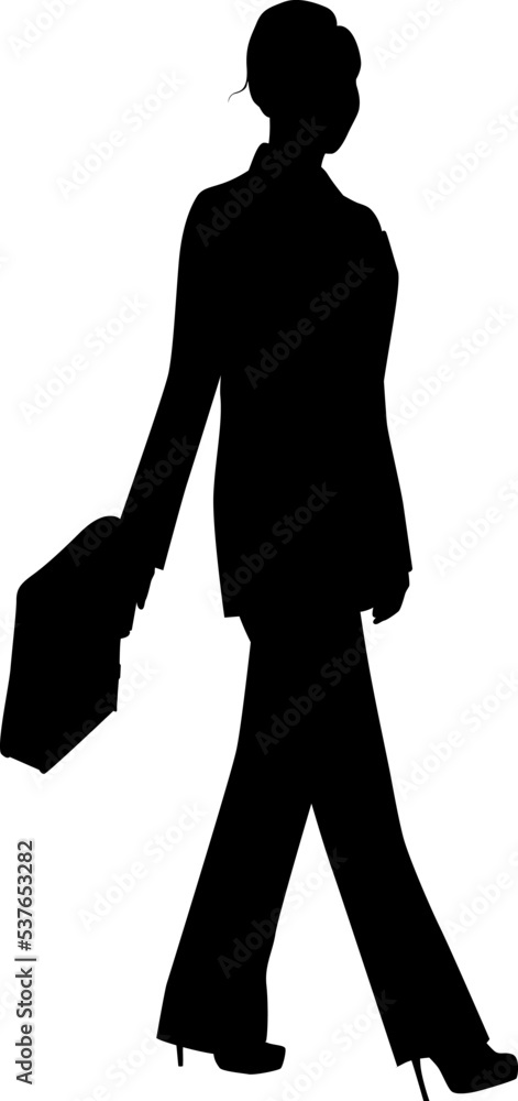 black and white vector silhouettes of business women with briefcase, clipart black and white vector silhouettes of business women with briefcase, clipart