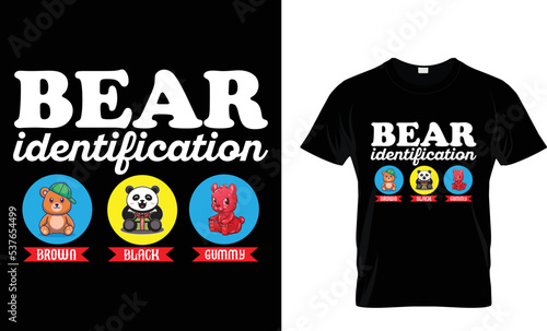 BEAR IDENTIFICATION....T-SHIRT DESIGN