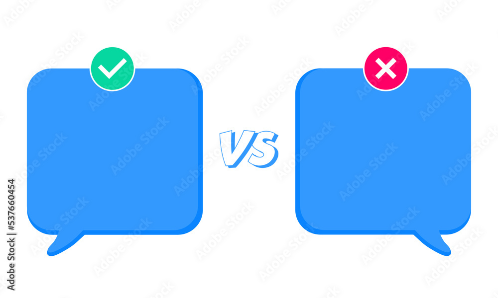 Facts vs myths versus battle background with check mark and cross mark ...