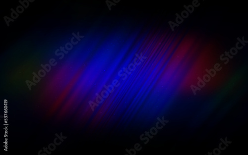 Dark Blue, Red vector texture with milky way stars.