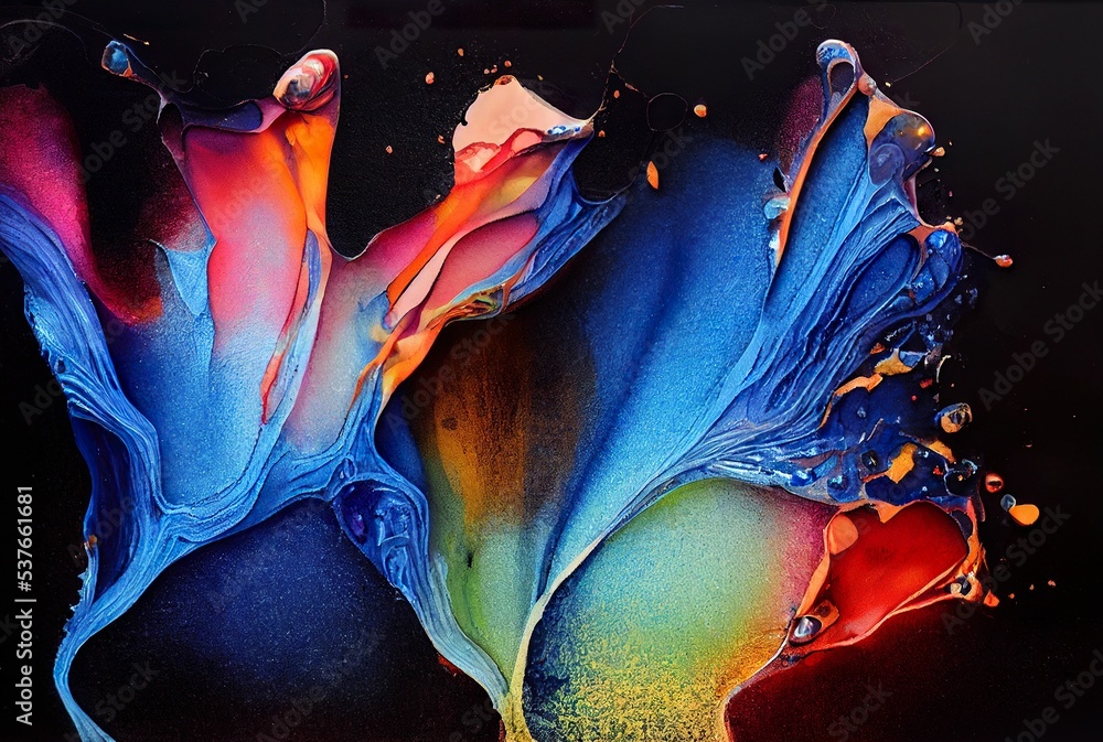 liquid ink watercolor background flowing texture abstract wallpaper art ...