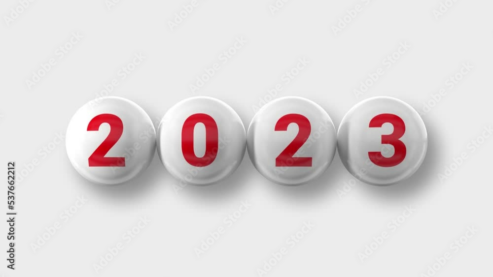 2023 opener. 2023 reveal. Two thousand twenty-three. Glossy white ball. White background. 3D. 3D Rendering
2023 opener. 2023 reveal. Two thousand twenty-three. Glossy white ball. White background. 3D. 3D Rendering