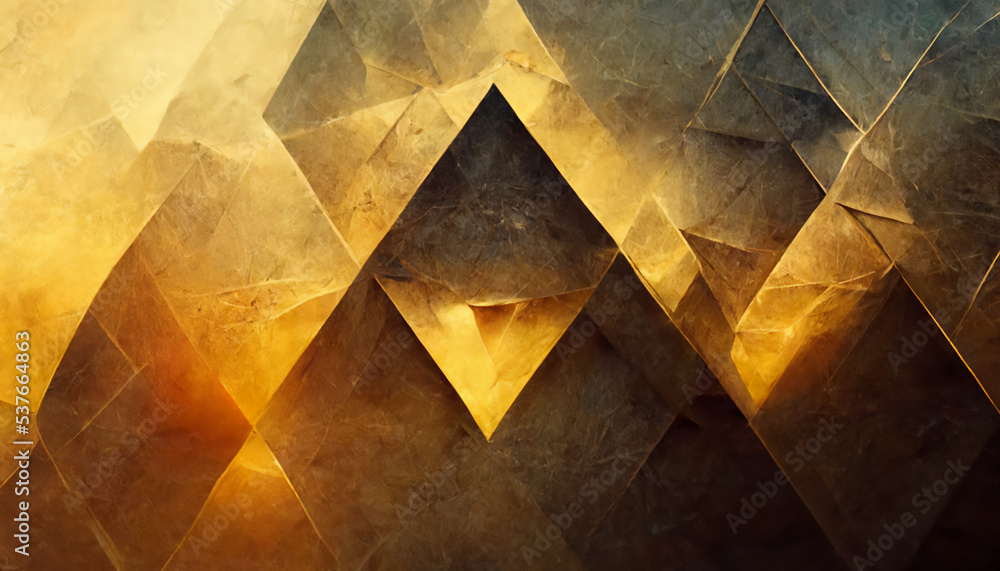 golden abstract background with triangles, luxury background, premium golden abstract background with triangles, luxury background, premium