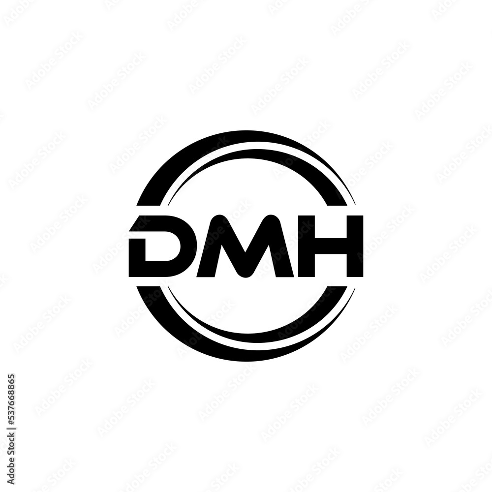 DMH letter logo design with white background in illustrator, vector logo modern alphabet font overlap style. calligraphy designs for logo, Poster, Invitation, etc. DMH letter logo design with white background in illustrator, vector logo modern alphabet font overlap style. calligraphy designs for logo, Poster, Invitation, etc.