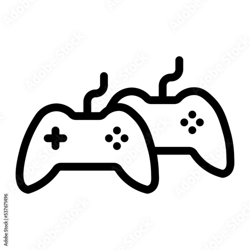 gaming line icon