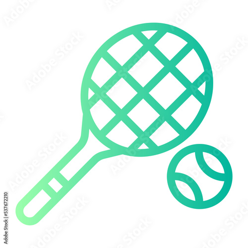 racket gradient icon