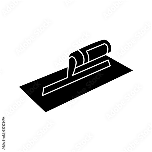 Trowel icon. Vector concept illustration for design. vector illustration on white background.