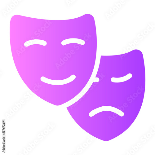 art deco gradient icon
