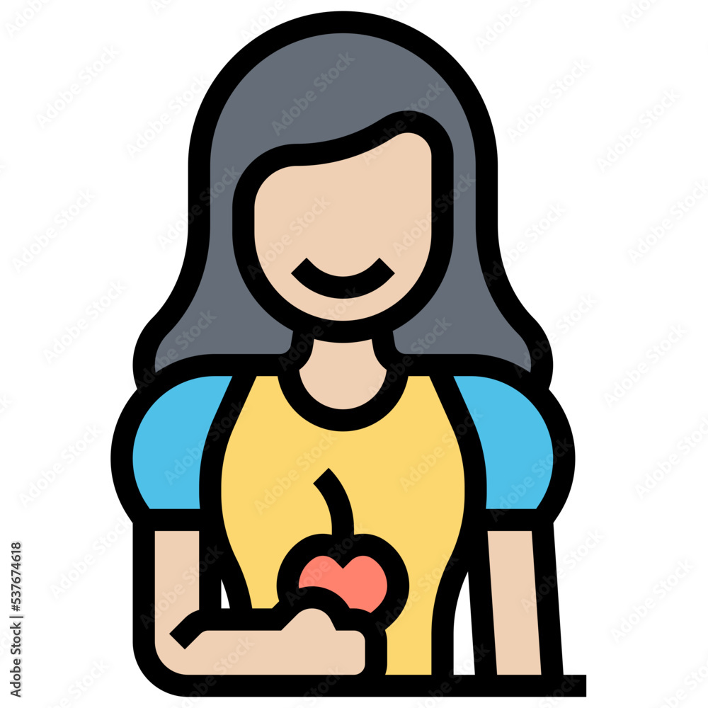 Obraz premium Maiden icon