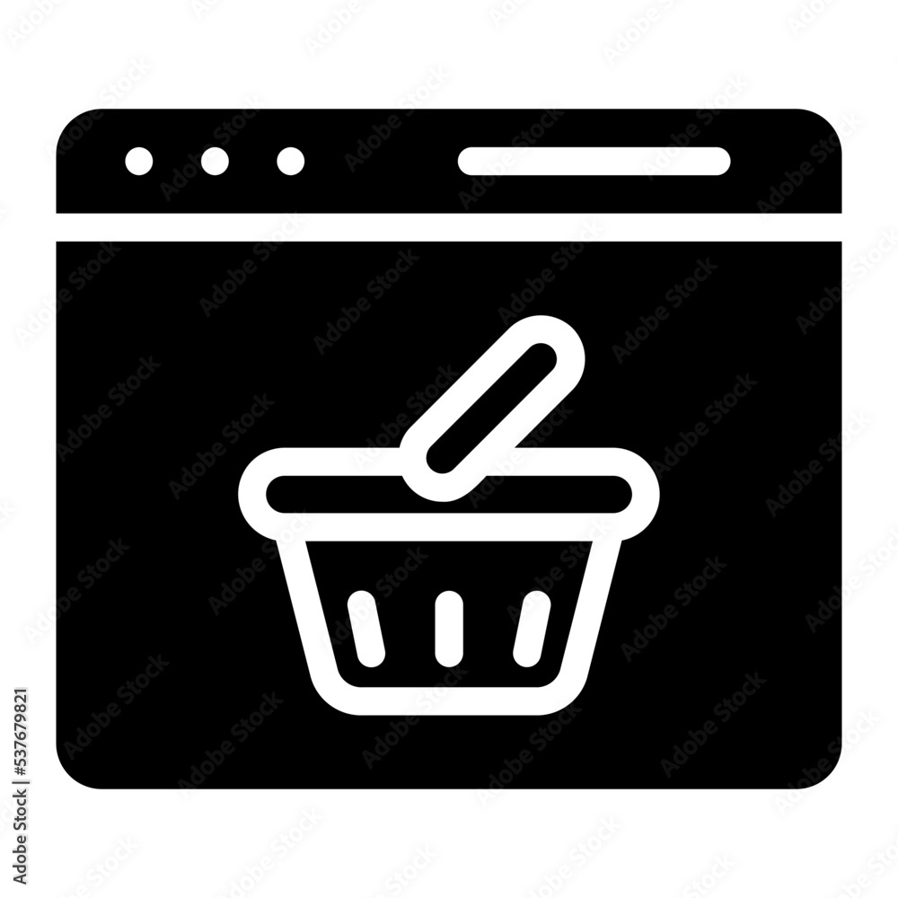 shopping glyph icon shopping glyph icon